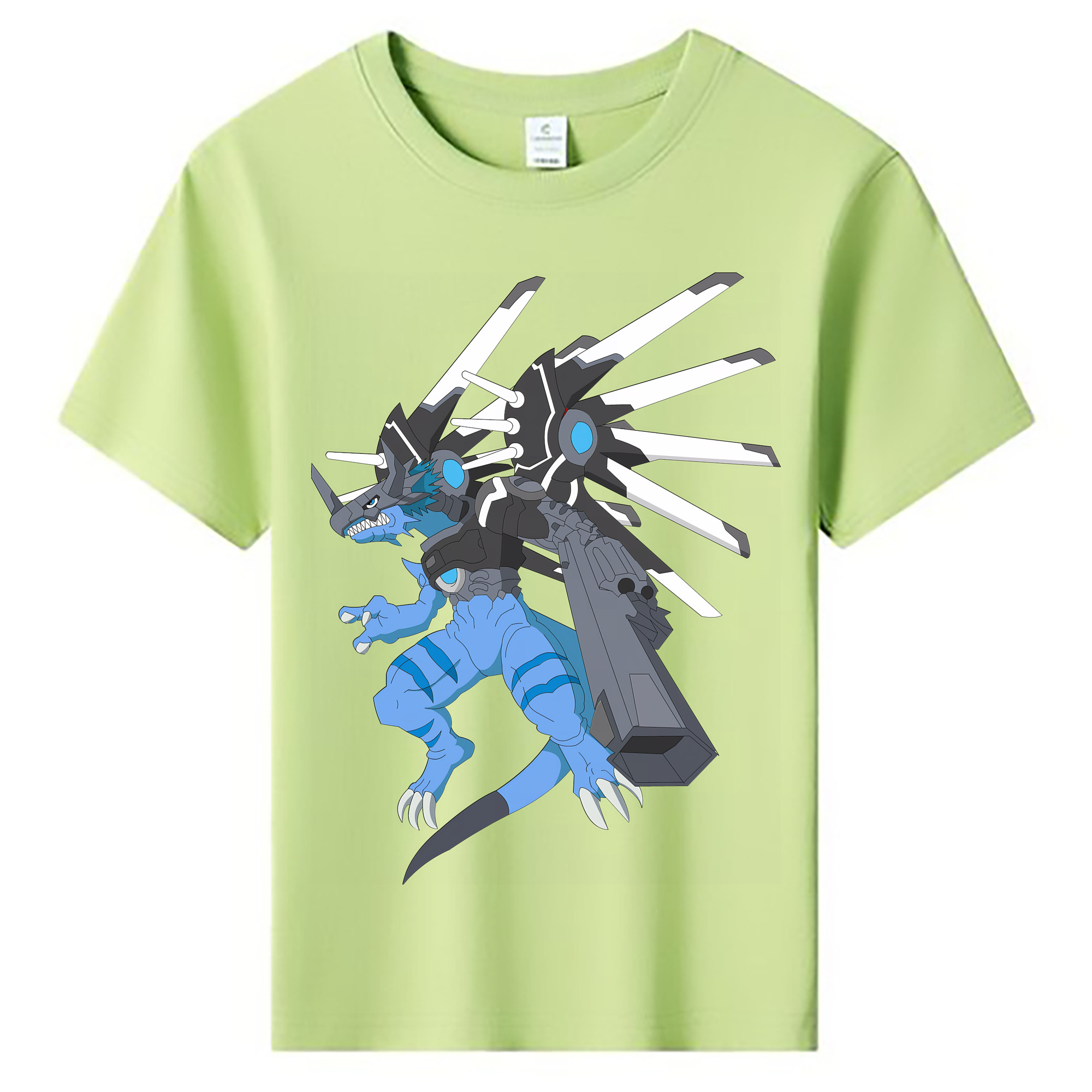 （画像用） Digimon デジタルモンスター/デジモン 綿100％キッズTシャツ（フロントプリント）